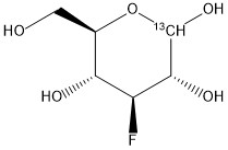 3-deoxy-3-fluoro-D-[1-13C]glucose